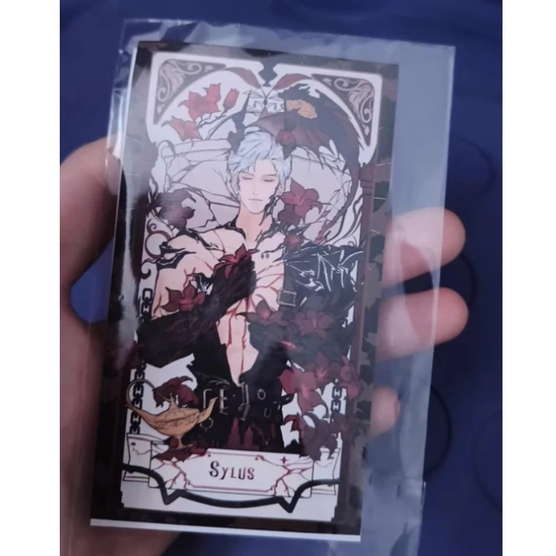 Novo periférico feito por leque para amor e espaço profundo qin che feito sob encomenda estilo anime cartões de alta estética de face única um ótimo presente