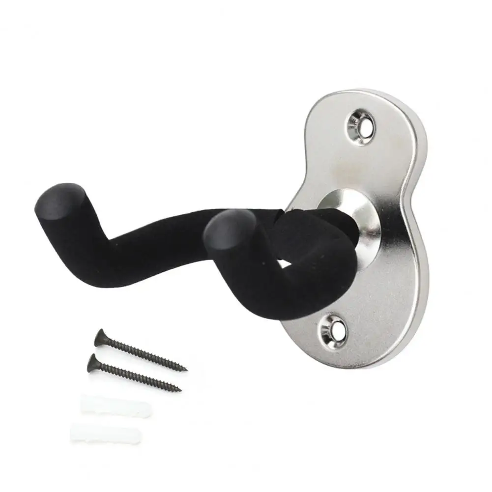 1 Set Musical Guitar Hanger Alloy Guitar Wall Mount Organizer Storage Hook Guitar Hanger Hook Holder Musical Instrument