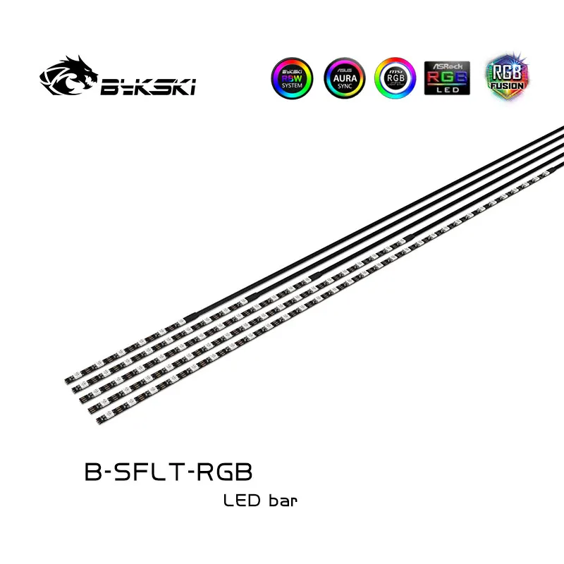 

Bykski 12V RGB Non-waterproof Soft Strip / LED Light Strip use for CPU Block /Pump Replacement waterways board replace D-RGB