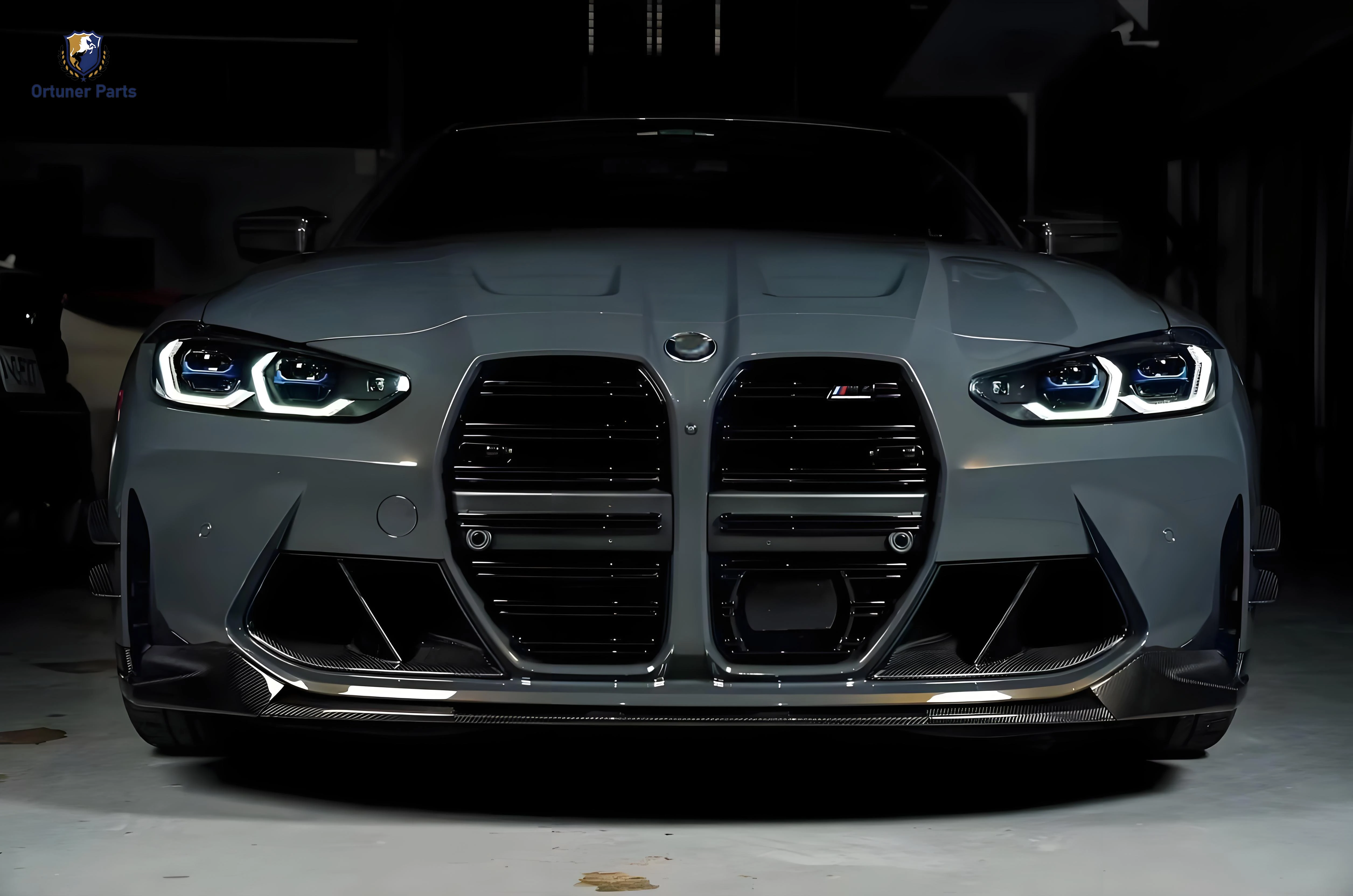 MP Style Dry Carbon Fiber Body Kit for M3 M4 G80 G82 2021+ Models New Front Lip Rear Diffuse Side Skirt Grill Vents Bumper