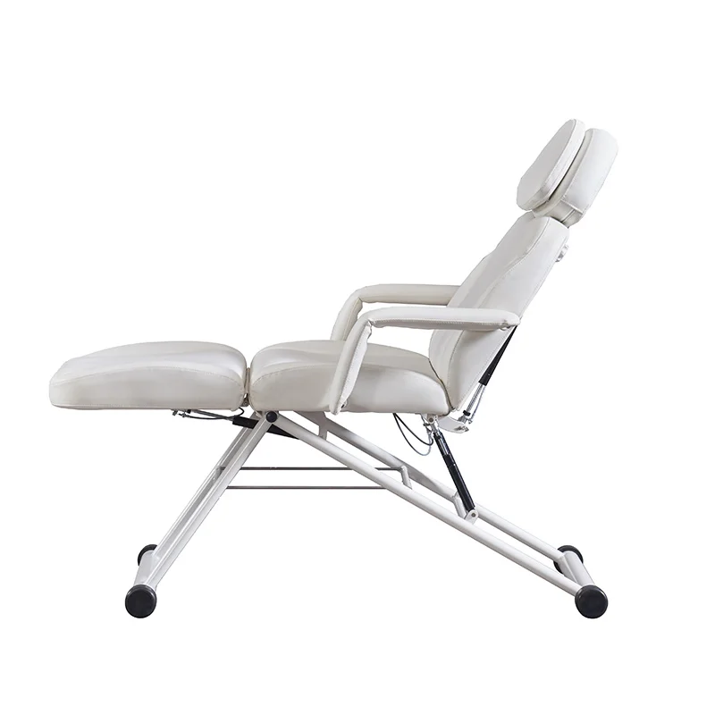Manually Adjustable Facial Bed Built In Pillow Spa Massage Treatment Bed For Salon Shop