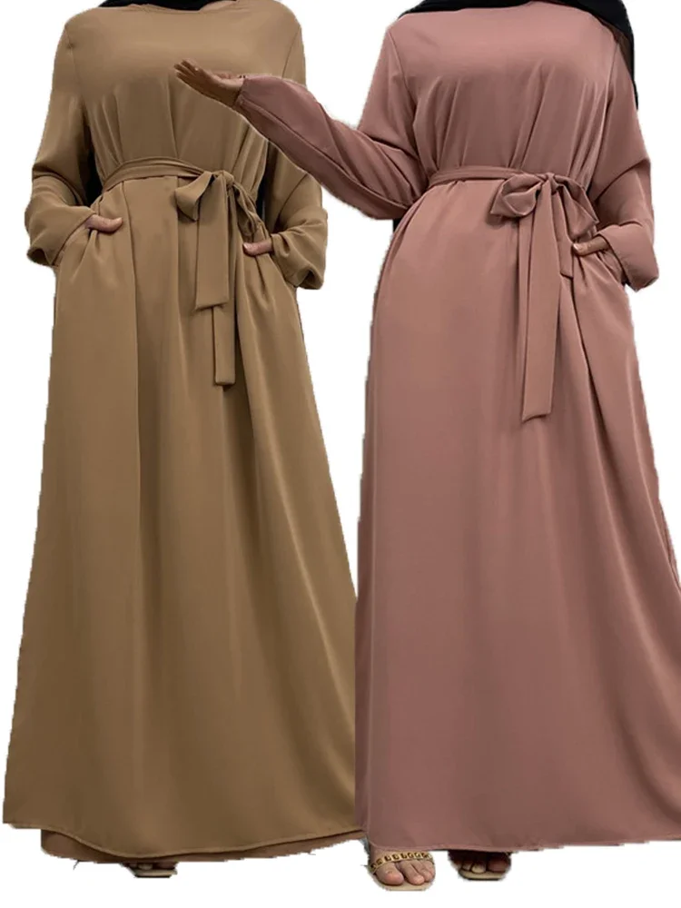 Morocco Muslim Party Dress Women Abaya Eid 2025 Modest Ramadan Prayer Dresses Long Sleeve Arab Dubai Robe Moroccan Woman Kaftan