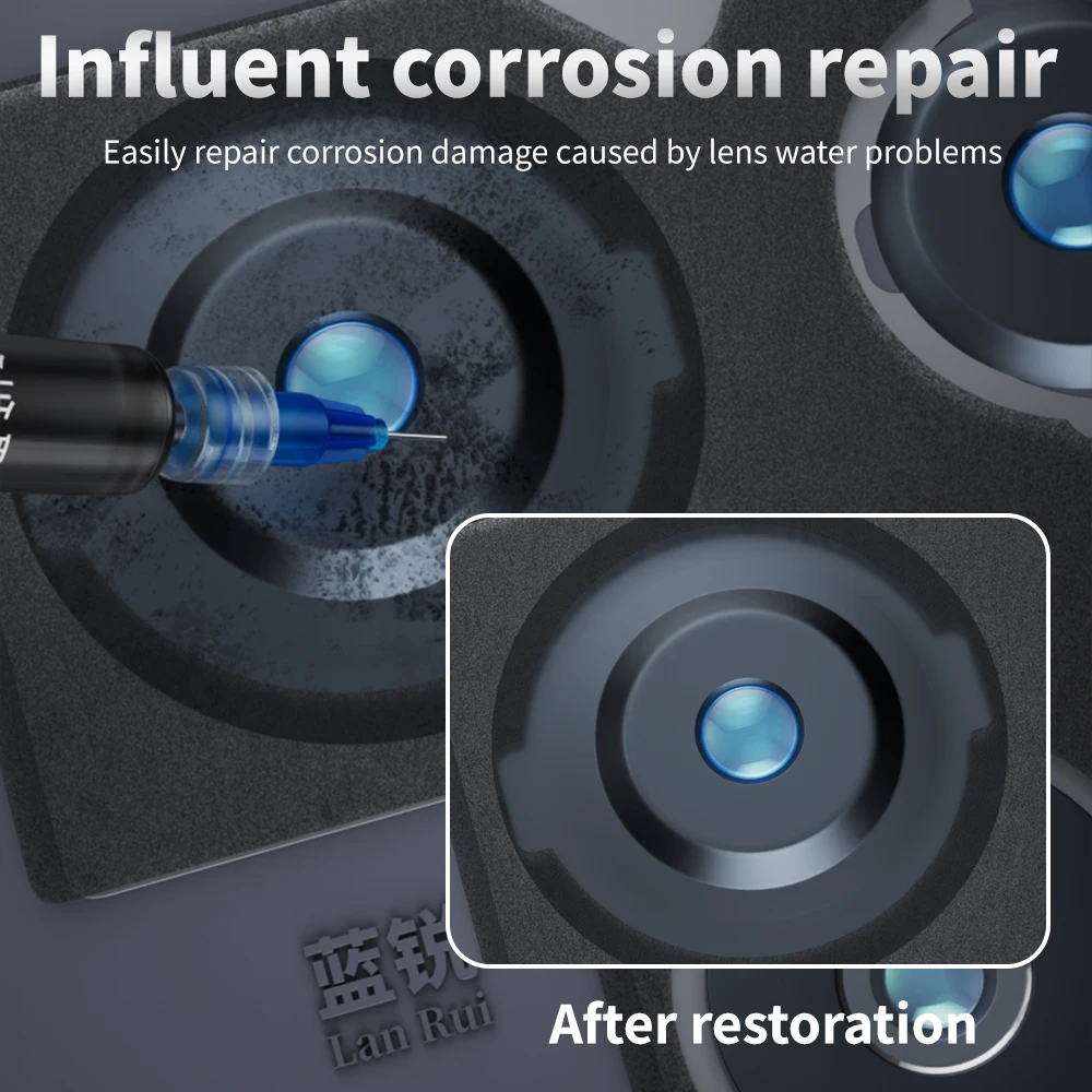 LANRUI M200 3ML Scratch Repair Liquid for Mobile Phone Repair Camera Spots Scratches Stains Corruption Repair Liquid Tool