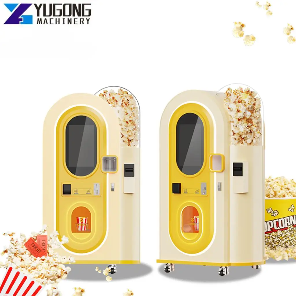 YG 2024 New Arrival Automatic Vending Machine Popcorn Machine Commercial in Cinema and Shopping Mall