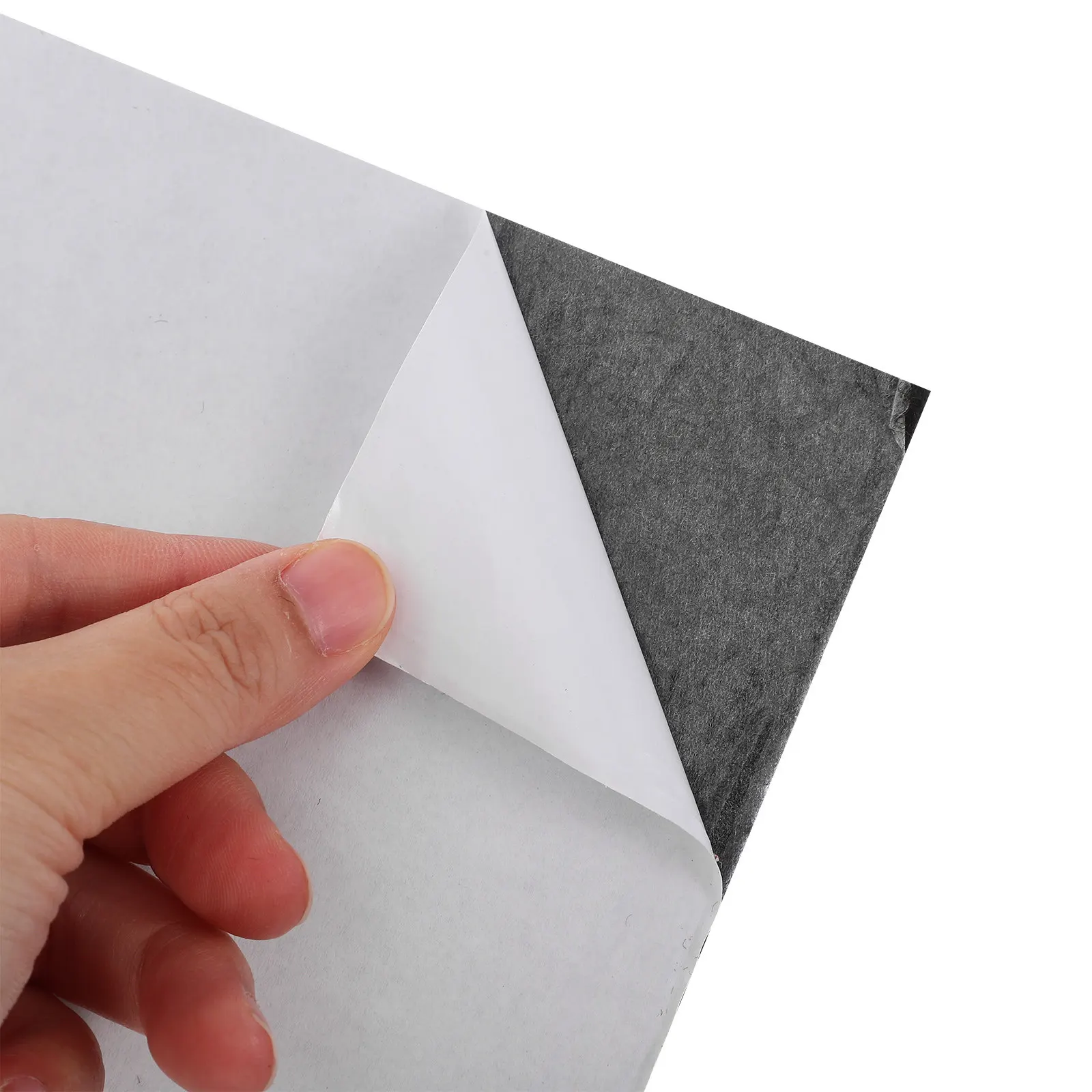4Pcs Square Felt Wall Tiles Self-Adhesive Bulletin Board Stickers for Bedroom Office Classroom Home Decor Memo Pin Board