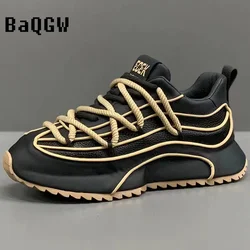 Designer Style Men Shoes Spring Autumn Comfortable Men's Thick Platform Sneakers Fashion Casual Shoes Sports Trainers Tenis