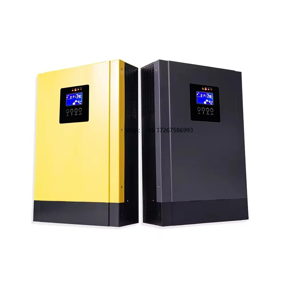 

High Frequency Pure Sine Wave Solar Hybrid Inverter 3kw 3.5kw 4.2kw 5kw 5.6kw Home Solar Panel System Kit Battery Inverter