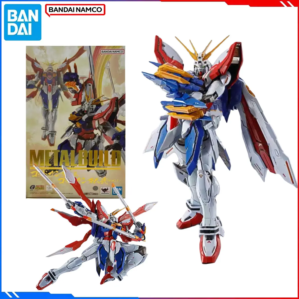 

Подлинная оригинальная фигурка Bandai Gundam, наборы моделей, аниме-фигурки God Gundam & Burning Gundam, экшн-модель, игрушки, подарок для детей