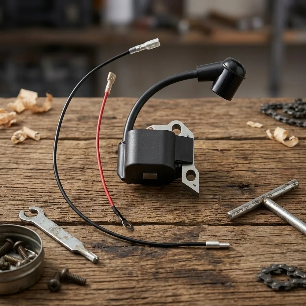 Ignition Coil Module For Chainsaw 017 018 MS170 MS180 Replacement 1130 400 1302 High Voltage Pack Easy Install