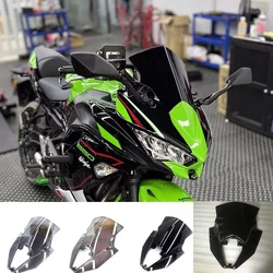 Motorcycle Windshield Windscreen Screen For 2020 2021 2022 2023Kawasaki Ninja 650 EX650 ER-6F ER6F Wind Deflectors Black Iridium