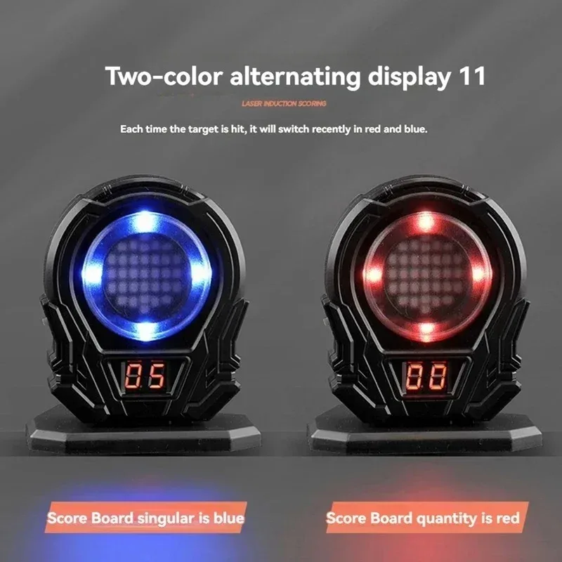 a6赤外線誘導電子スコアリングレーザーターゲット射撃トレーニング電子練習ターゲットトレーニング玩具