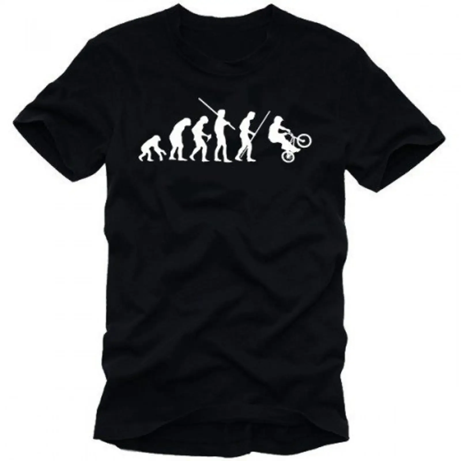 BMX Evolution T Shirt vers Farben S XXXL vintage Washed fashion Stylish designer clothes Comfortable homme Stretched Slightly
