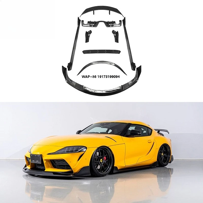

AG Style Carbon Fiber Body Kit for Supra MK5 GR A90 A91 2019-2023 Front Lip Side Skirt Roof Spoiler Rear Wing Diffuser