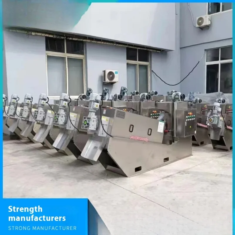 Automatic Solid Waste Water Sludge Dewatering Screw Filter Press for Oily Sludge Treatment for Wastwatwer Treatment