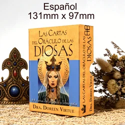 Edizione spagnola 1:1 Las Cartas Del oralculo De Las Diosas: 44 cartas del oralculo y PDF libro guia (tarocchi y adivinaciion)