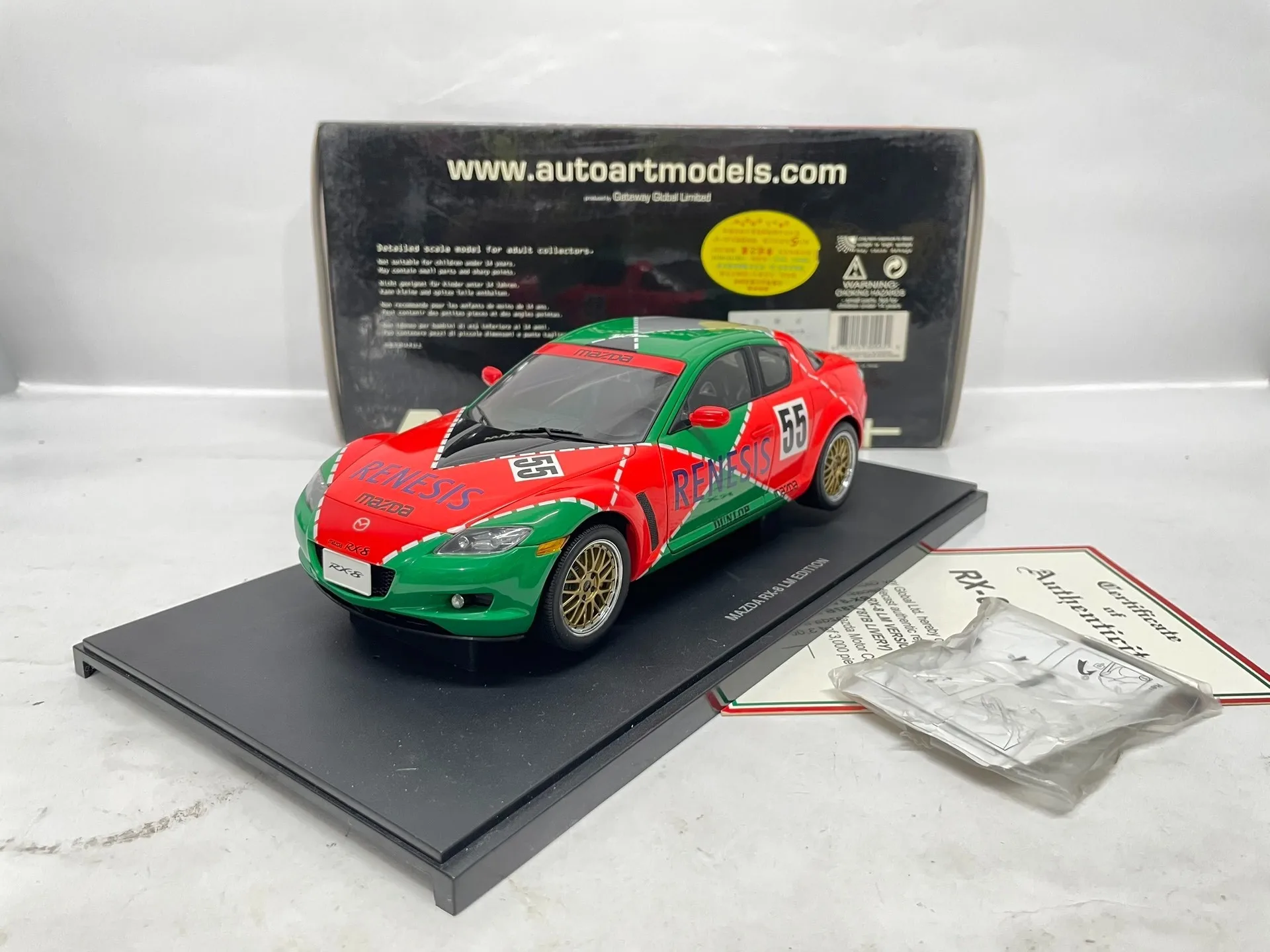 

Autoart 1:18 RX8 LM EDITION Simulation Limited Edition All Open Alloy Metal Static Car Model Toy Gift