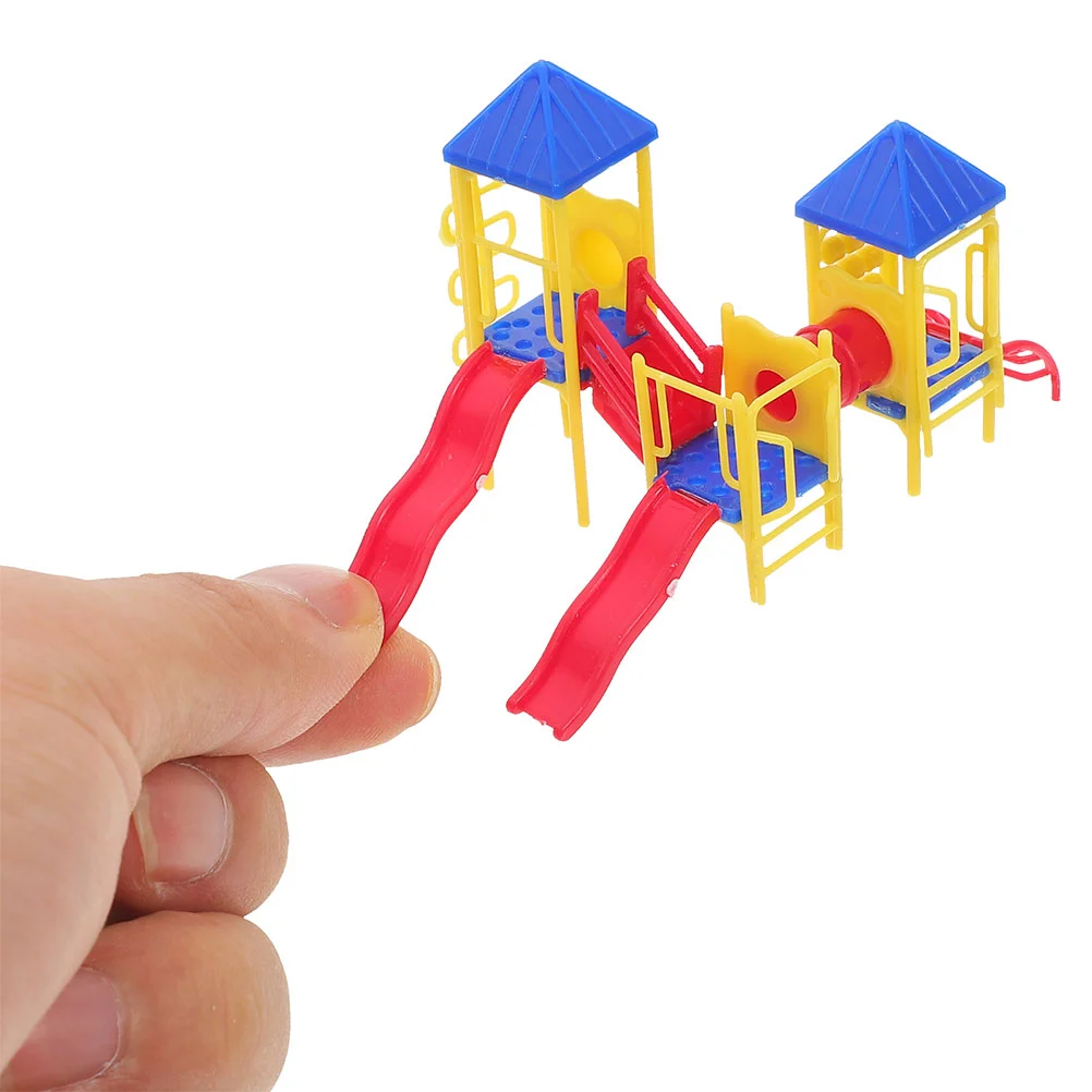 Juego de simulación de juguetes para parque infantil, Material de mesa de arena, accesorios para casa de muñecas, decoración para casa de muñecas