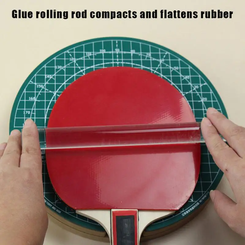 New Table Tennis Rubber Rotating Cutting Mat Set DIY Cutting Tool With Cutting Knife Ping Pong Racket Pasting Accessories