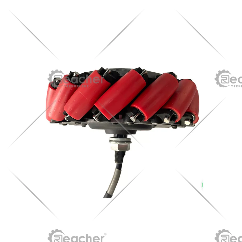 Radnabenmotor mit Encoder und Mecanum-Rad, 100 kg, 4er-Set