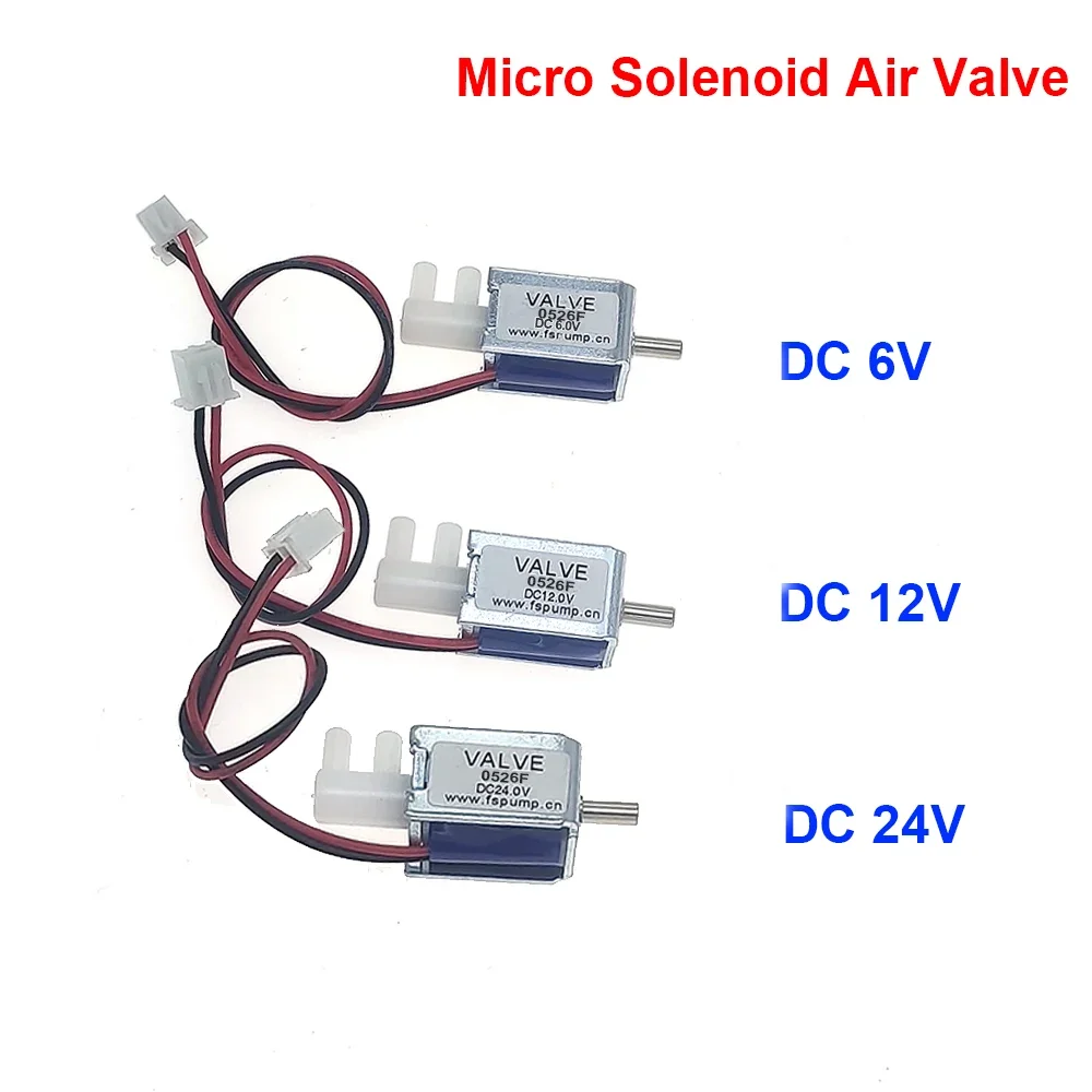 1PCS 4 มม.พอร์ต DC 6V 12V 24V 2 ตําแหน่ง 3-way Air วาล์ว Mini Micro ไฟฟ้า Solenoid วาล์วไอเสียสวิทช์ Air วาล์วแก๊ส