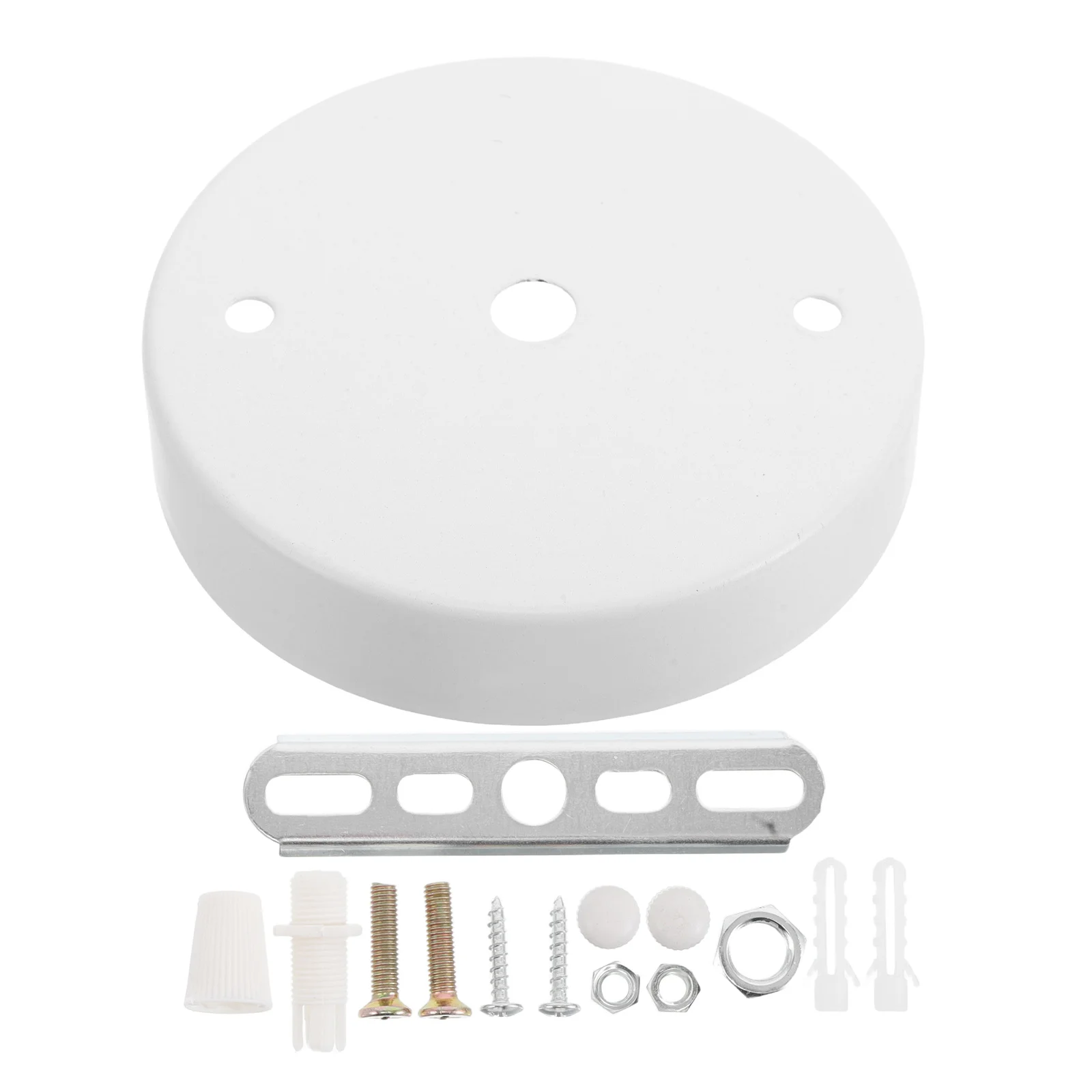 

DIY Pendant Light Ceiling Canopy Round Edge Chandelier Fittings Decorative Ceiling Light Mounting Bracket Kit Chandelier Base