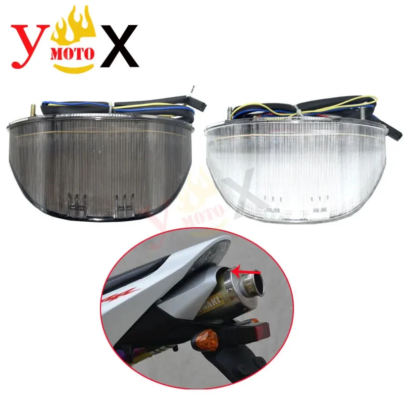 CBR600 CBR1000 03-06 دراجة نارية LED الخلفية بدوره إشارة الذيل وقف مصابيح ضوء متكاملة لهوندا CBR600RR CBR1000RR 2003-2006 #1