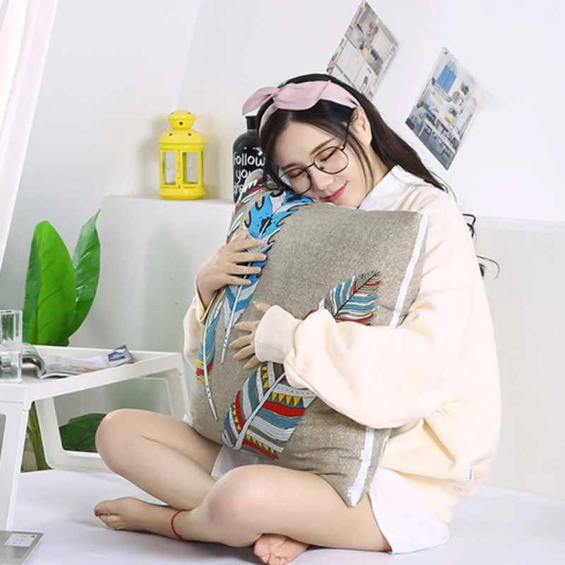New fashionable and comfortable with sleeves lazy quilt pillow quilt, multi-functional two-in-one dual-purpose pillow quilt