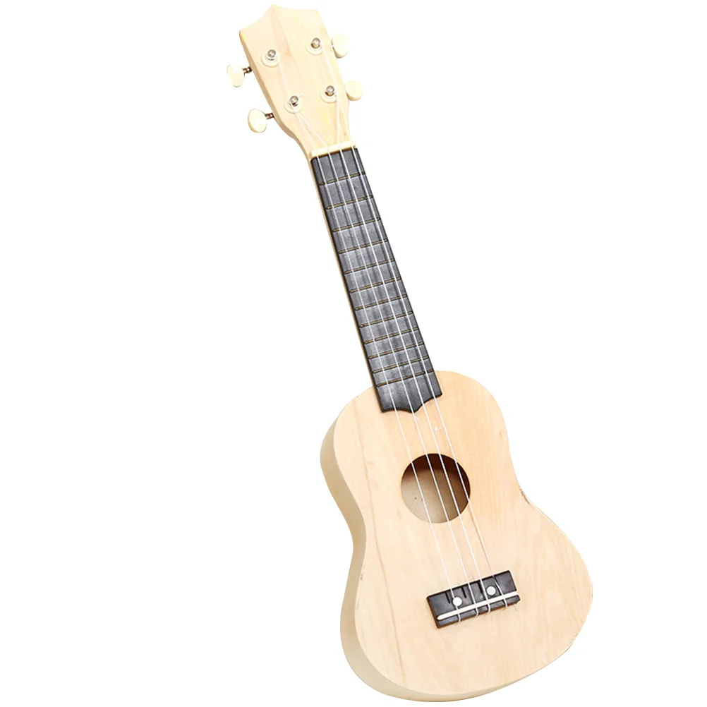 Kit de bricolaje de ukelele de madera, instrumento de cuerda, regalo para principiantes