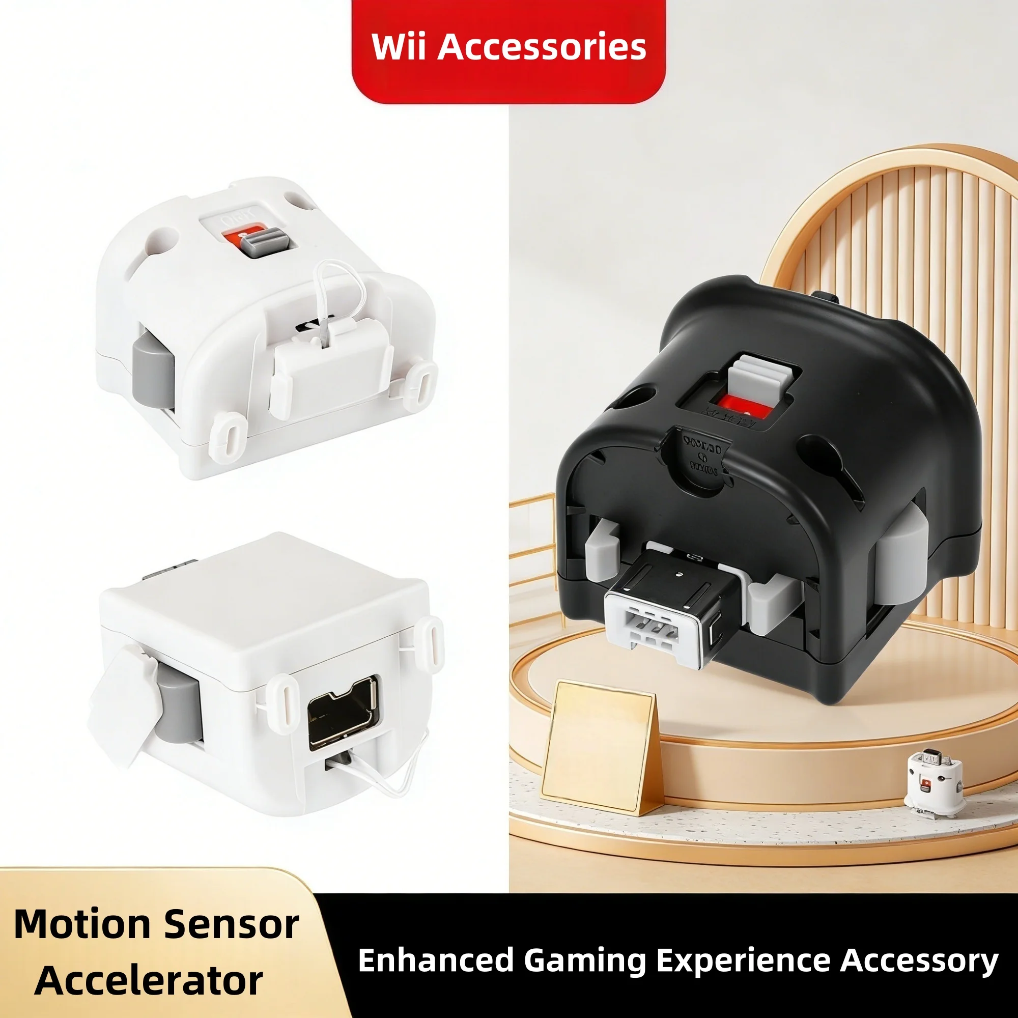 

Адаптер Motion Plus для контроллера Wii, внешний модуль датчика ускорения для игр на Wii
