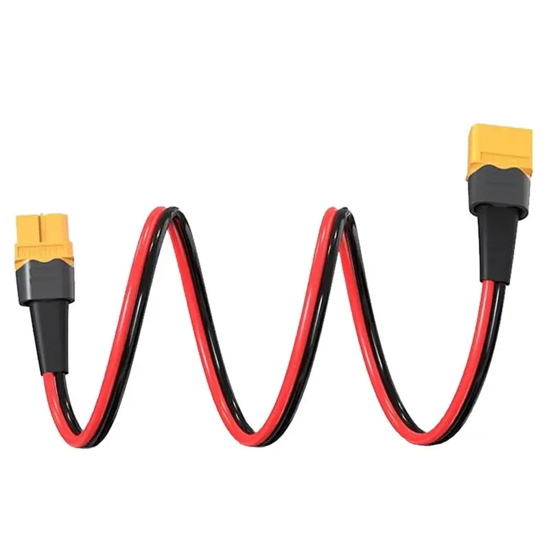 

A01F-XT60H 12AWG Parallel Male/Female Dual Extension Cable For Battery Connectors- Silicone Wire 1 Meter For RC Battery Motors