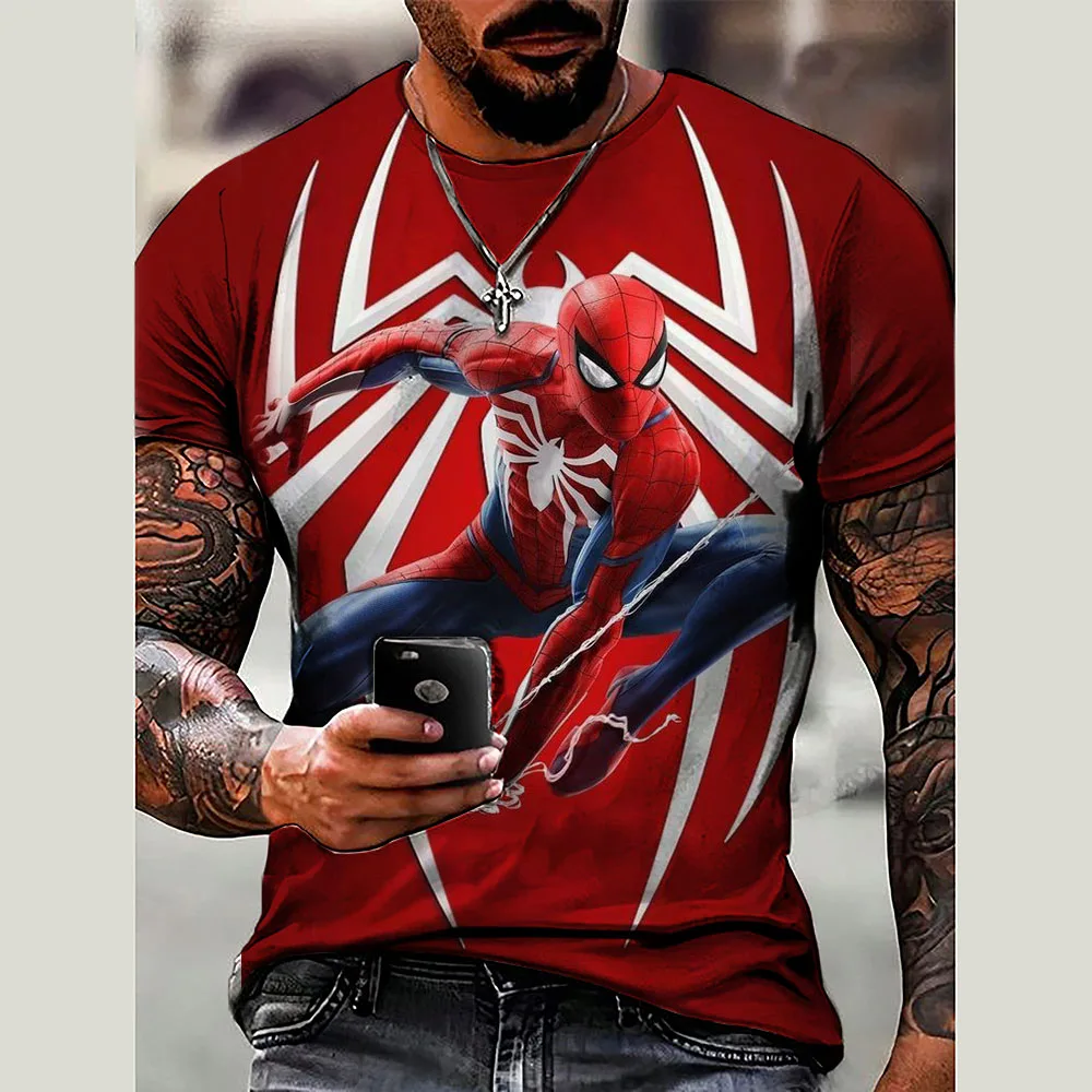 

Disney 2024 Summer New Men's T-Shirt Casual Marvel Venom 3D Printed T Shirts For Men Short Sleeve Tee Oversized Men Clothing