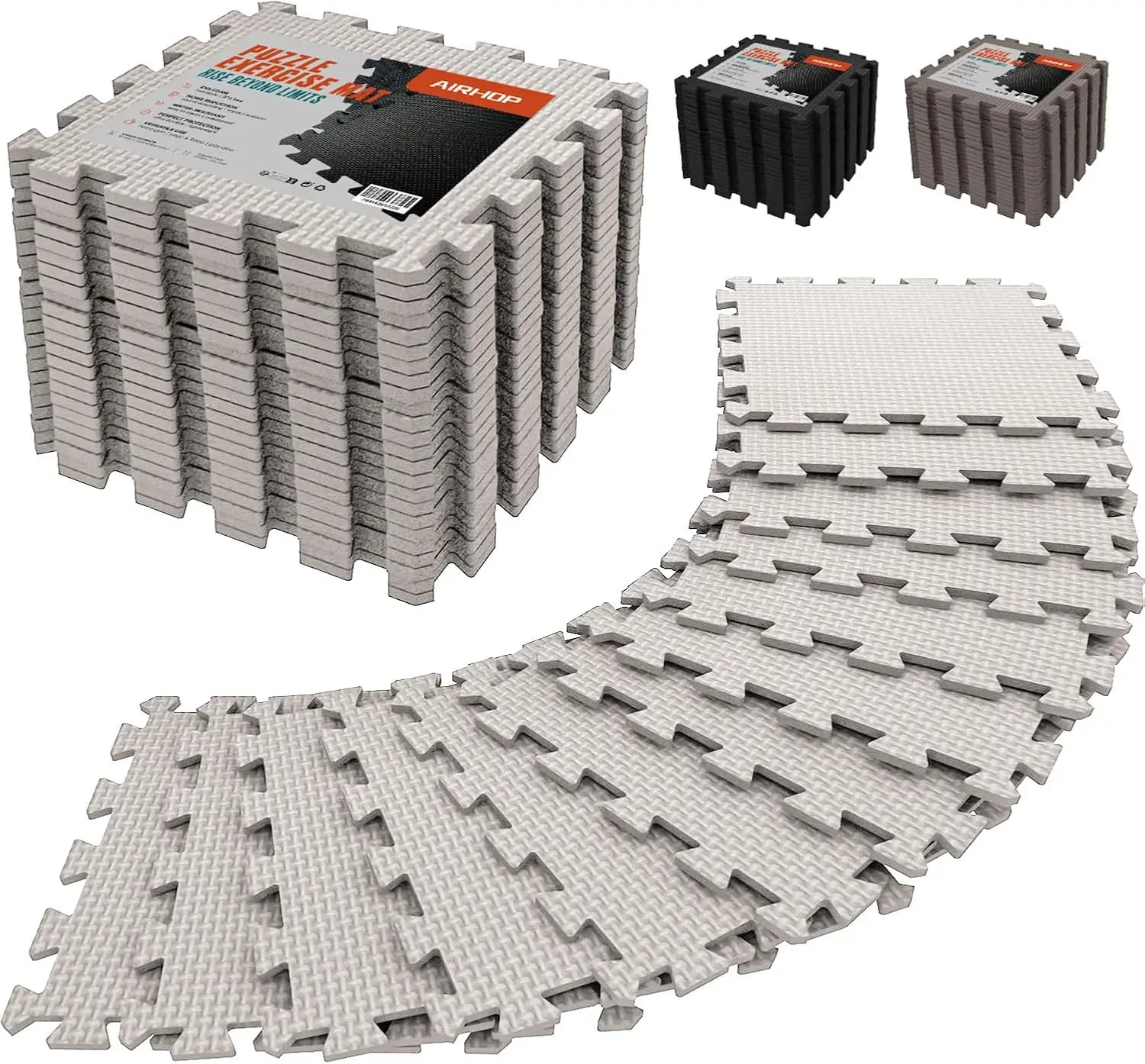 

Напольный коврик для спортзала из 18 плиток, коврик-пазл из ЭВА-пены, напольные плитки из высокоплотной взаимосвязанной пены для дома