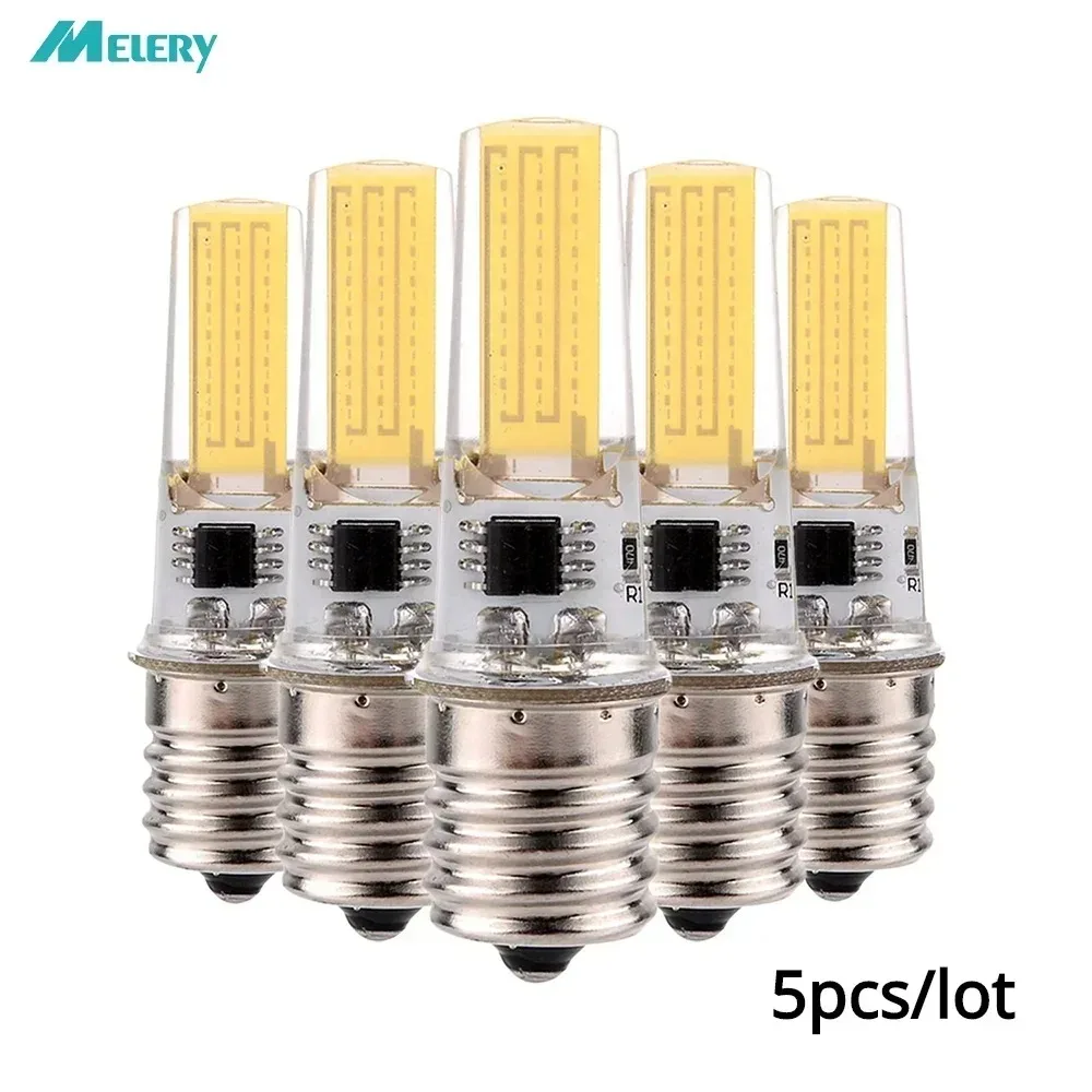 

Melery E17 LED Light Bulbs 220V Crystal Spotlight Lamp Dimmable 5W Replace 50W 2508 500lm Warm White/Cool White Decoration 5Pack
