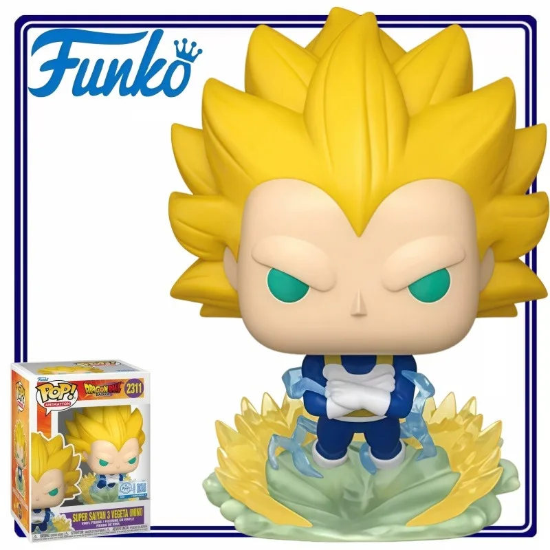 Figura de Vinilo Funko Pop Dragon Ball Daima Oficial Super Saiyan 3 Vegeta, Coleccionable de Anime, Decoración de Escritorio, Regalo Navideño para Fans de DBZ