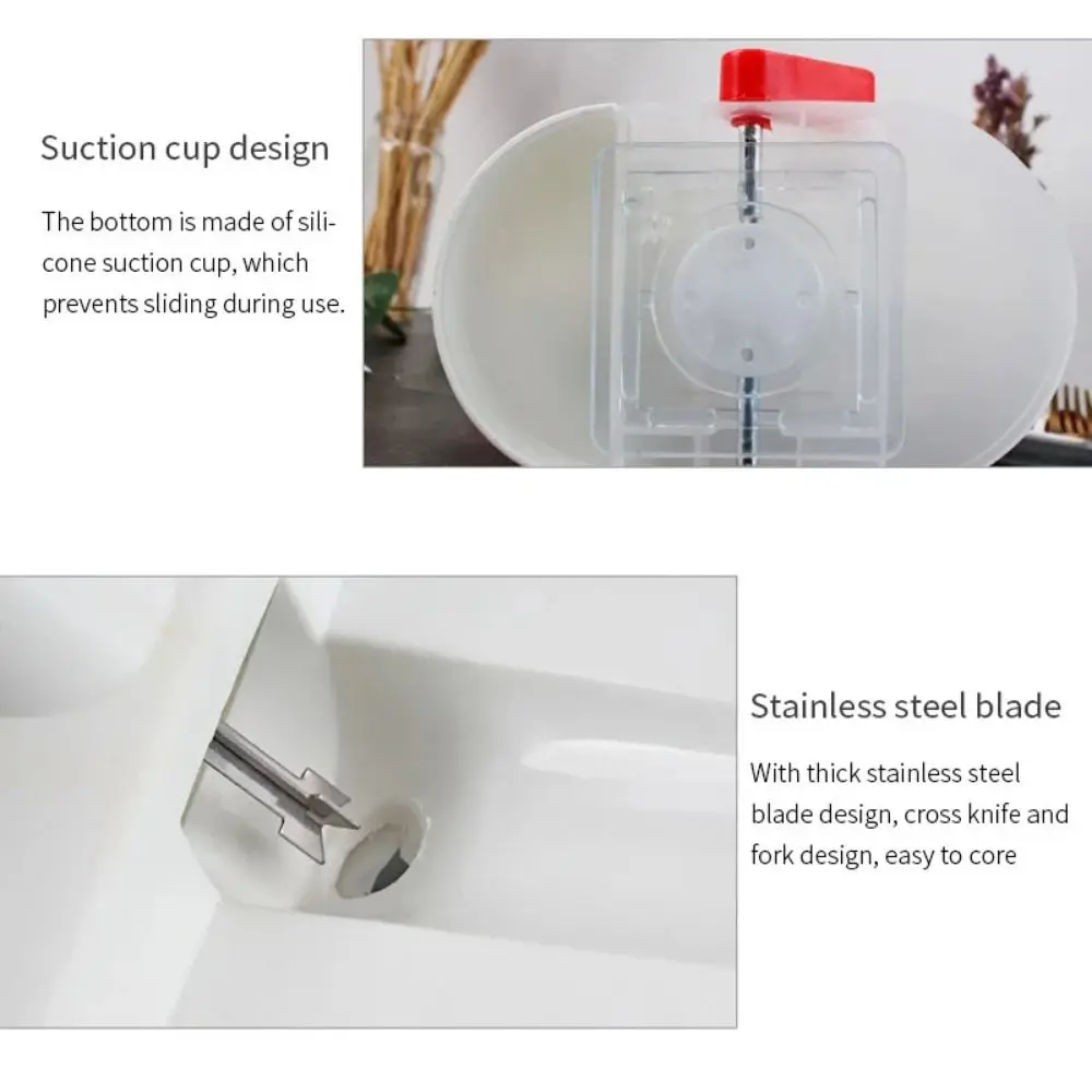 Detachable Cherry Pitter Tool Convenient with Handle Olive Core Remover Easy To Clean Transparent Container