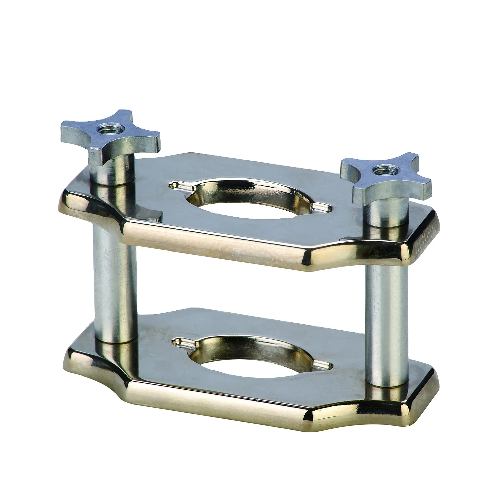 Single Dentals Press Reline Jig Stainless Steel Denture Repair Lab Holder