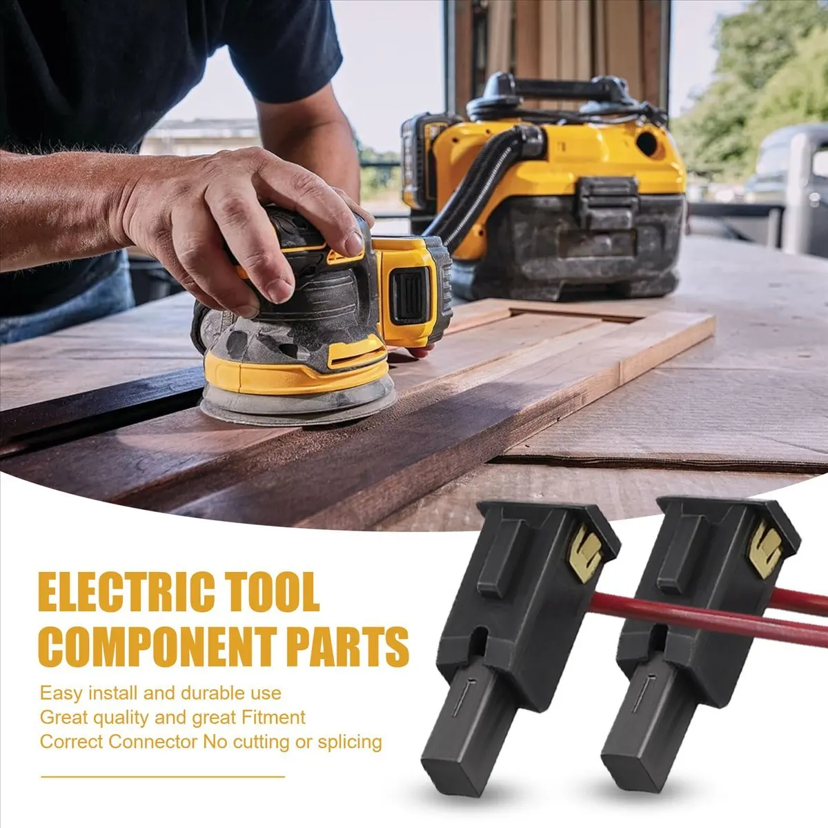 

(PQWN) Держатель угольных щеток для DEWALT 5140197-61 DWE6423 DWE6411, аксессуары для электроинструментов, запчасть для электроинструмента