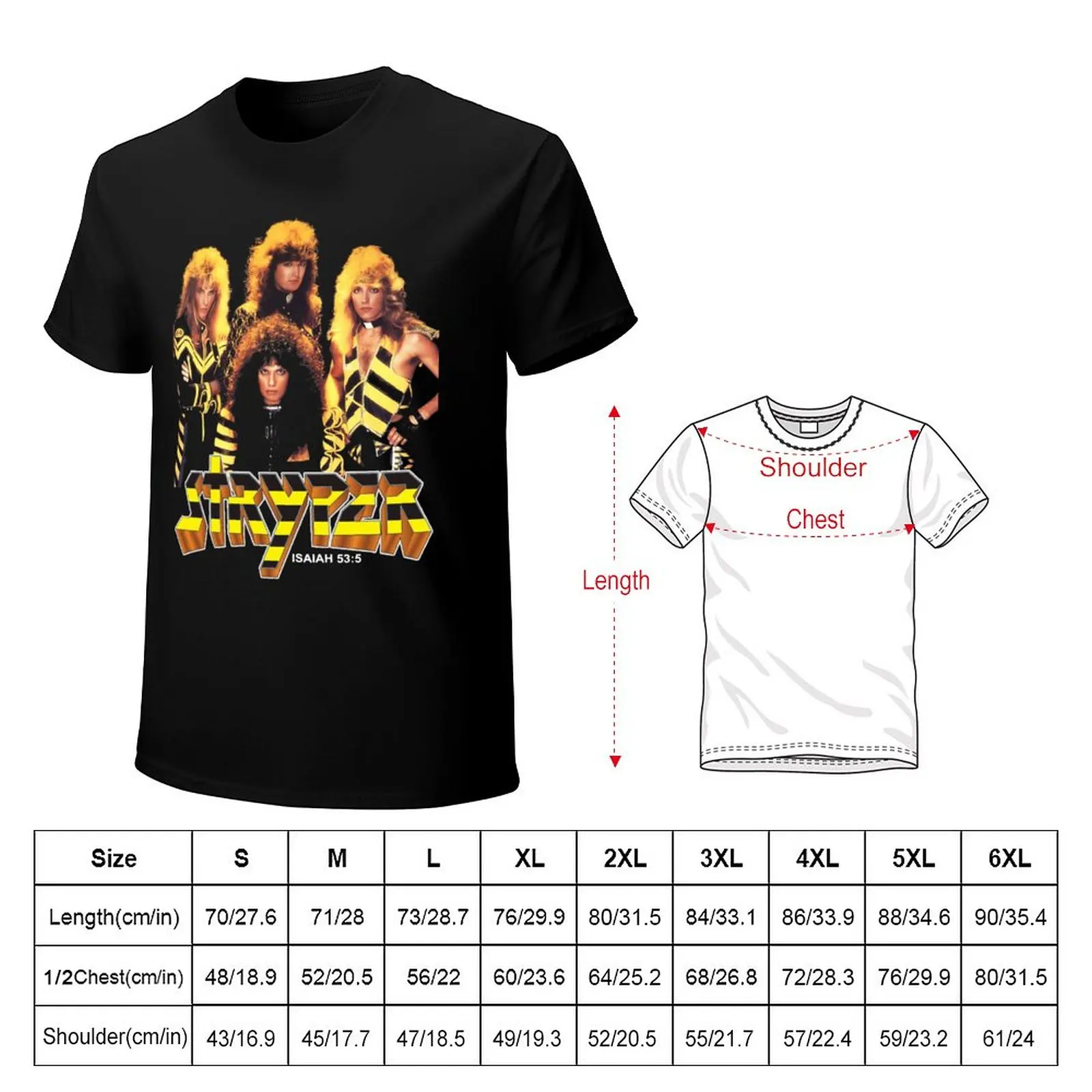 Stryper Christians Heavys Metals T-Shirt t-shirts man plus size tops custom t shirts men clothing