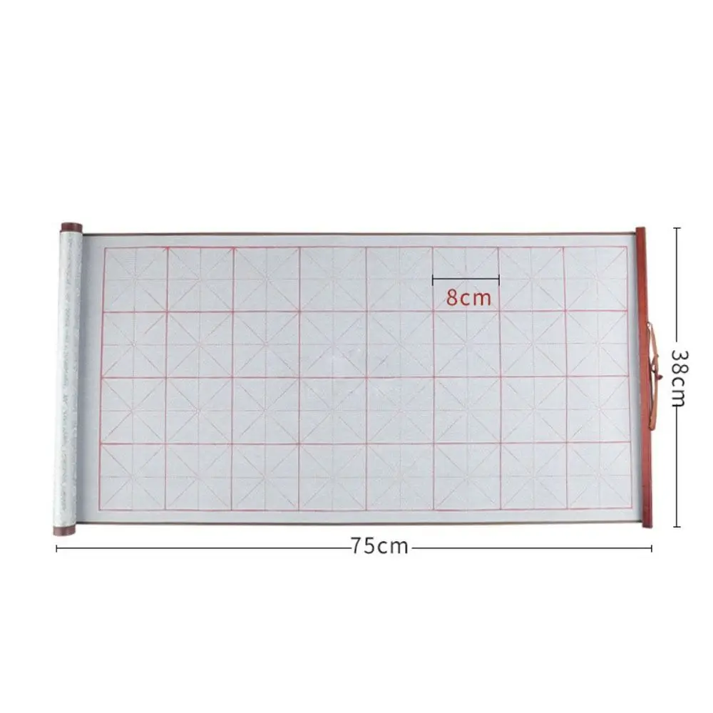 Beginner Painting Reusable Rice Character Grid Calligraphy Cloth Calligraphy Scrolls Calligraphy Practicing Water Writing Cloth
