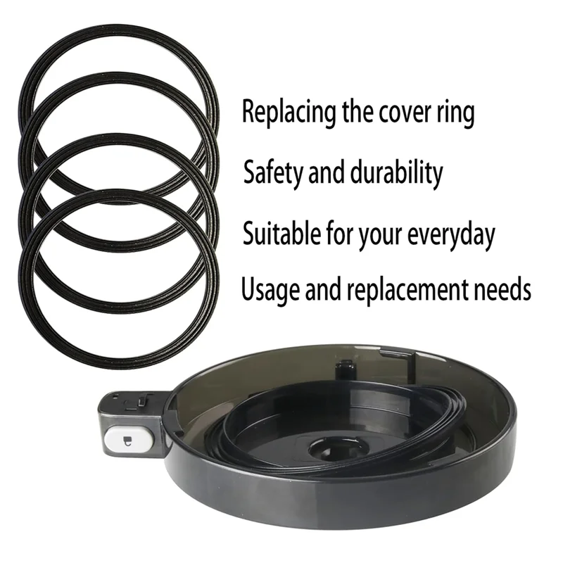 SANQ نينجا المزدوج الخارجي غطاء وعاء جوانات جزء للنينجا NC301 للنينجا NC301 صانع الآيس كريم كريمي