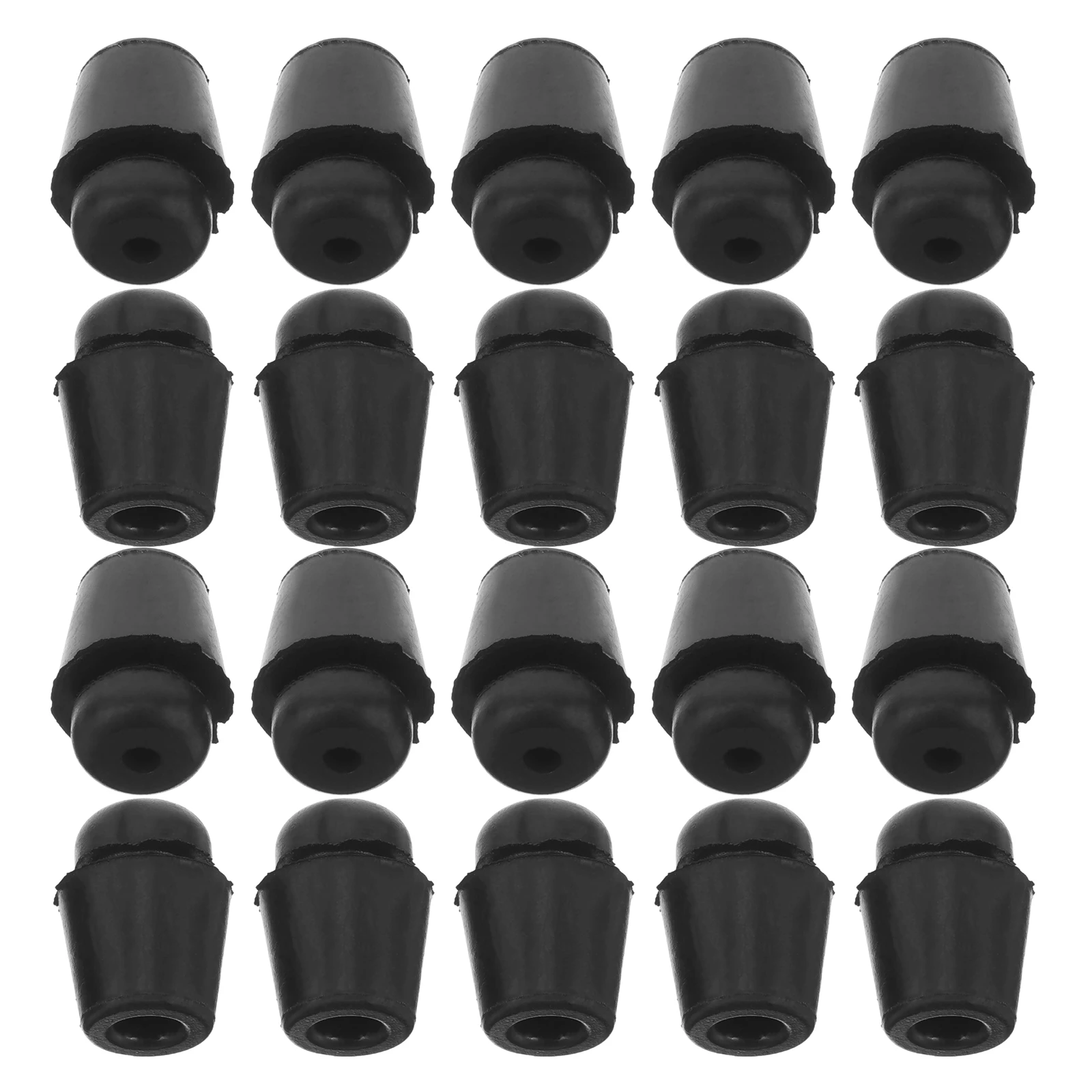 

20 Pcs Rubber Pads Car Door Bumper Guards Black Closing Buffer Hood Buffer Car Shocks Absorber Door Edge Guards Universal