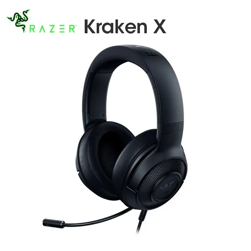 سماعة رأس Kraken X أساسية ، صوت محيطي ، ميكروفون كارديويد قابل للطي 40 من سماعات الرأس