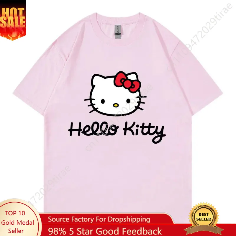 

Sanrio Hello Kitty Short Sleeve Tee Iconic Design for Casual Wear Comfortable Stylish Perfect for Everyday Outfits