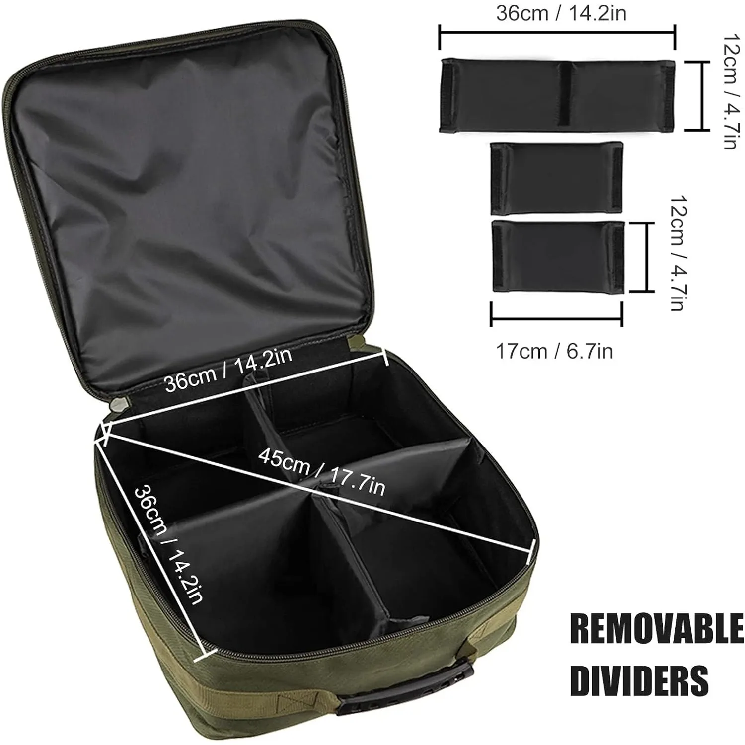 Imagem -03 - Impermeável Carp Pesca Bolsa Reel Case Cover Combater Armazenamento Protetor