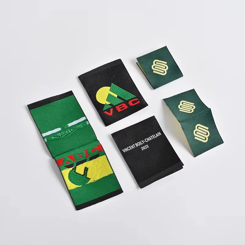 

Индивидуальная тканая вышитая бирка, аксессуары для одежды на заказ, тканые этикетки для одежды