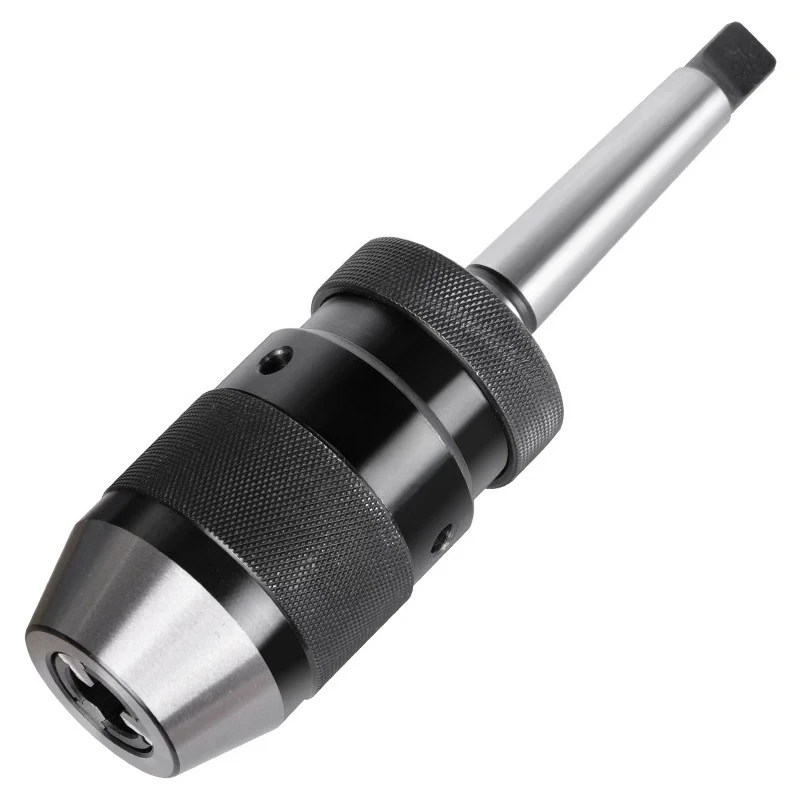 MT2-B18 1-16MM MK2 mandrel live core drill chuck durable taper steel self-tightening keyless accessory lathe tool