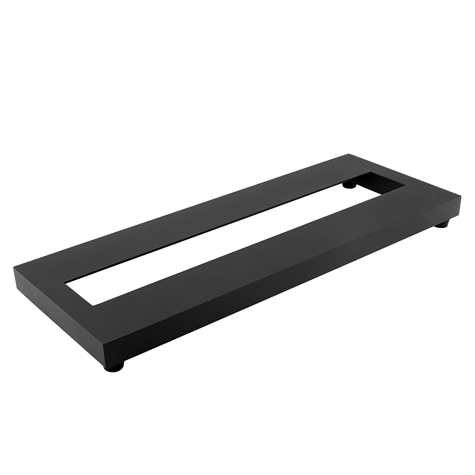 Kombination aus kleinem, kompaktem Gitarrenpedal und Tragetasche aus Aluminiumlegierung mit 6-Zoll-Kabeln, Klebebändern und Fußschalterkappen – Detail 4