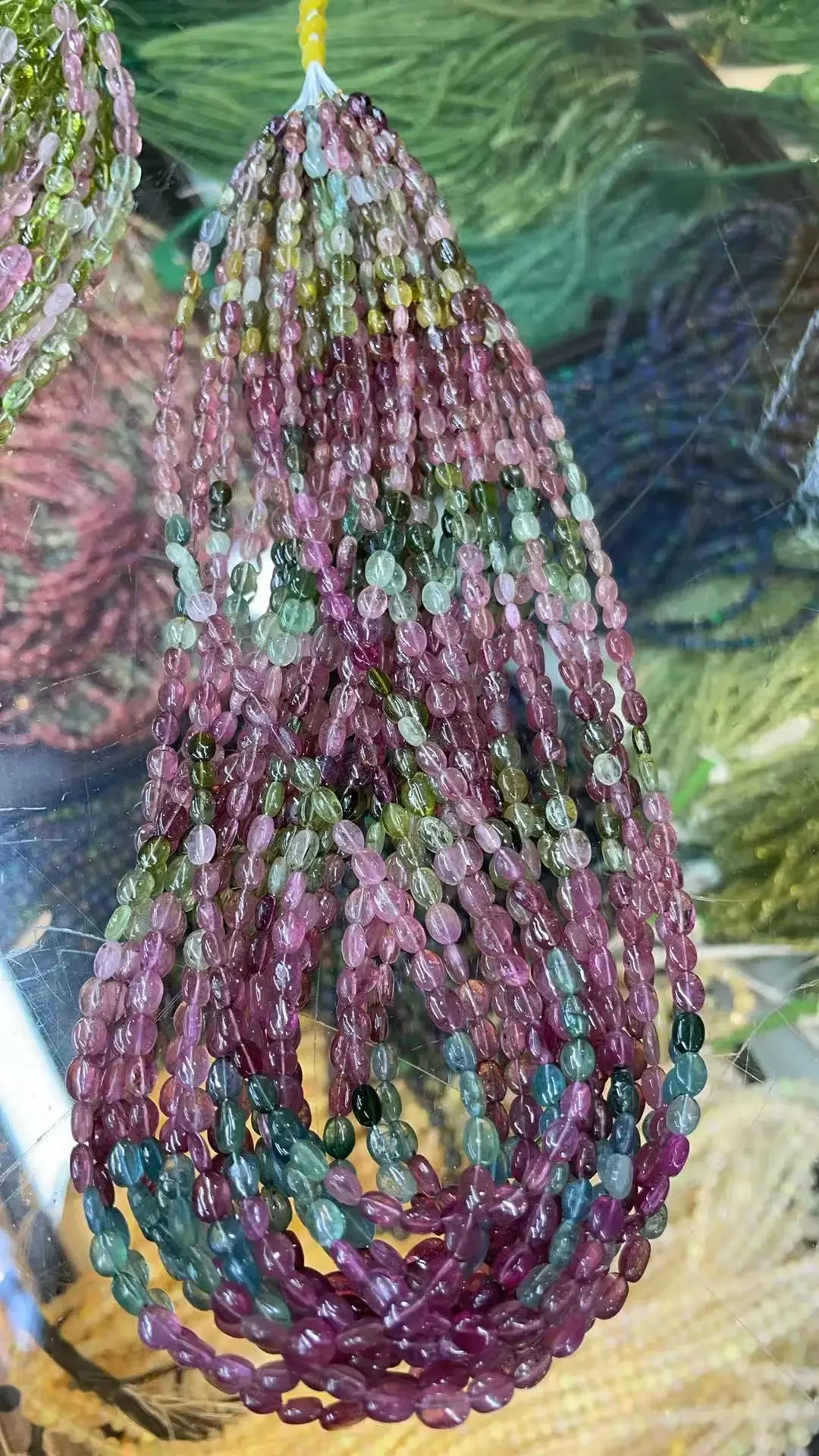 

Natembalier farbiger Turmalin, неакуратно для die Her뷰 von Schmuck, DIY-Armb Lög und Halsketten