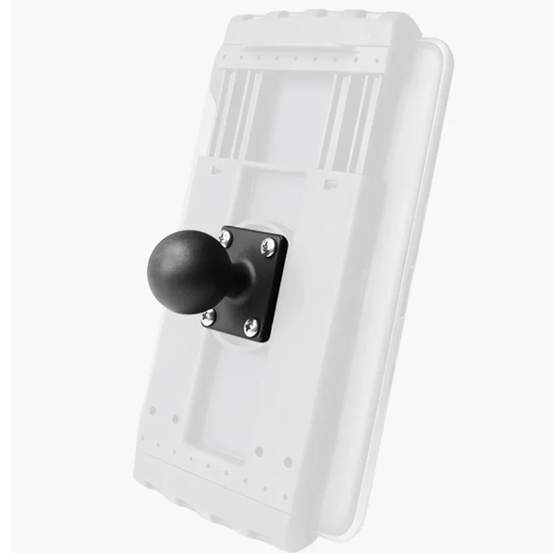 Ball Base with 1.5" x 1.188" 4-Hole Pattern - C Size Rectangle Plate for Mounting Garmin zumo,TomTom +More - view 2