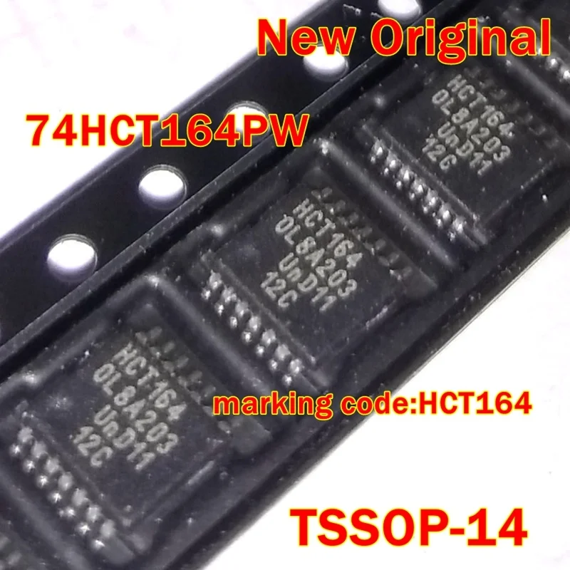 

1Pcs to 100Pcs 74Hct164Pw Tssop-14 New Original Marking Code:Hct164 8-Bit Serial-In, Parallel-Out Shift Register